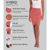 image:imageHybrid amp Company Womens Pencil Skirt Premium Ponte Basic Solid Stretch Above Knee Side SlitKsk450121073tcoral