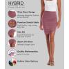 image:imageHybrid amp Company Womens Pencil Skirt Premium Ponte Basic Solid Stretch Above Knee Side SlitKsk450121073tdark Rose