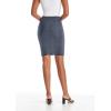 image:imageHybrid amp Company Womens Pencil Skirt Premium Ponte Basic Solid Stretch Above Knee Side SlitKsk450121073theather Navy