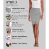 image:imageHybrid amp Company Womens Pencil Skirt Premium Ponte Basic Solid Stretch Above Knee Side SlitKsk450121073theathergre