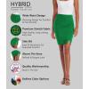 image:imageHybrid amp Company Womens Pencil Skirt Premium Ponte Basic Solid Stretch Above Knee Side SlitKsk450121073tkelly Green