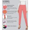 image:imageHybrid amp Company Women Stretch Skinny Dress Pants Nylon Ponte Pull On Office Leggings Trousers1073tcoral