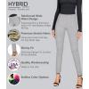image:imageHybrid amp Company Women Stretch Skinny Dress Pants Nylon Ponte Pull On Office Leggings Trousers1073theather Grey