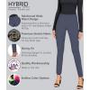 image:imageHybrid amp Company Women Stretch Skinny Dress Pants Nylon Ponte Pull On Office Leggings Trousers1073theather Navy