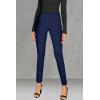 image:imageHybrid amp Company Women Stretch Skinny Dress Pants Nylon Ponte Pull On Office Leggings Trousers1073tnavy