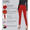 image:imageHybrid amp Company Women Stretch Skinny Dress Pants Nylon Ponte Pull On Office Leggings Trousers1073tred
