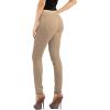 image:imageHybrid amp Company Womens Butt Lift Super Comfy Stretch Ripped Skinny JeansRippedkhaki