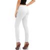 image:imageHybrid amp Company Womens Butt Lift Super Comfy Stretch Ripped Skinny JeansRippedwhite