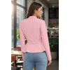 image:imageHybrid amp Company Womens Casual Work Office Elegant Open Front Premium Nylon Blazer JacketJk1135blush