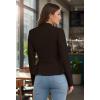 image:imageHybrid amp Company Womens Casual Work Office Elegant Open Front Premium Nylon Blazer JacketJk1135brown