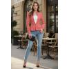 image:imageHybrid amp Company Womens Casual Work Office Elegant Open Front Premium Nylon Blazer JacketJk1135coral