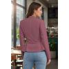 image:imageHybrid amp Company Womens Casual Work Office Elegant Open Front Premium Nylon Blazer JacketJk1135dark Rose
