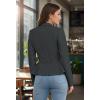 image:imageHybrid amp Company Womens Casual Work Office Elegant Open Front Premium Nylon Blazer JacketJk1135gunmetal