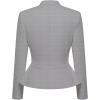 image:imageHybrid amp Company Womens Casual Work Office Elegant Open Front Premium Nylon Blazer JacketJk1135heathergre