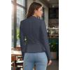 image:imageHybrid amp Company Womens Casual Work Office Elegant Open Front Premium Nylon Blazer JacketJk1135heathernav