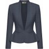 image:imageHybrid amp Company Womens Casual Work Office Elegant Open Front Premium Nylon Blazer JacketJk1135heathernav