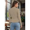 image:imageHybrid amp Company Womens Casual Work Office Elegant Open Front Premium Nylon Blazer JacketJk1135khaki