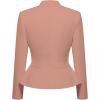 image:imageHybrid amp Company Womens Casual Work Office Elegant Open Front Premium Nylon Blazer JacketJk1135mauve