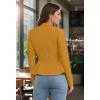 image:imageHybrid amp Company Womens Casual Work Office Elegant Open Front Premium Nylon Blazer JacketJk1135mustard