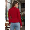 image:imageHybrid amp Company Womens Casual Work Office Elegant Open Front Premium Nylon Blazer JacketJk1135red