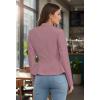 image:imageHybrid amp Company Womens Casual Work Office Elegant Open Front Premium Nylon Blazer JacketJk1135rose