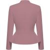 image:imageHybrid amp Company Womens Casual Work Office Elegant Open Front Premium Nylon Blazer JacketJk1135rose