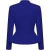 image:imageHybrid amp Company Womens Casual Work Office Elegant Open Front Premium Nylon Blazer JacketJk1135royal