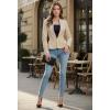 image:imageHybrid amp Company Womens Casual Work Office Elegant Open Front Premium Nylon Blazer JacketJk1135stone