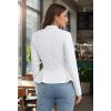 image:imageHybrid amp Company Womens Casual Work Office Elegant Open Front Premium Nylon Blazer JacketJk1135white