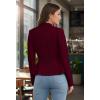 image:imageHybrid amp Company Womens Casual Work Office Elegant Open Front Premium Nylon Blazer JacketJk1135wine