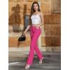 image:imageHybrid amp Company Womens Hyper Ultra Stretch Comfy Boot Cut Leg Flare Work Casual PantsFuchsia