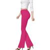 image:imageHybrid amp Company Womens Hyper Ultra Stretch Comfy Boot Cut Leg Flare Work Casual PantsFuchsia