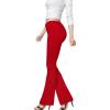 image:imageHybrid amp Company Womens Hyper Ultra Stretch Comfy Boot Cut Leg Flare Work Casual PantsRed