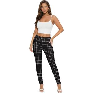 image:imageHybrid amp Company Super Comfy Stretch with Full Elastic Waist Pull On Millennium Twill Pant10571blackwhite