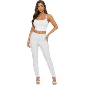 image:imageHybrid amp Company Super Comfy Stretch with Full Elastic Waist Pull On Millennium Twill Pant10909whiteBlac
