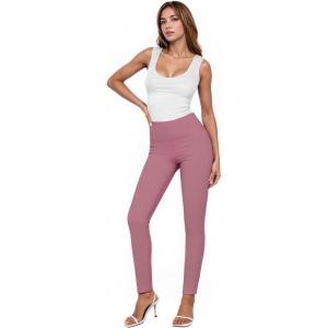 image:imageHybrid amp Company Women Stretch Skinny Dress Pants Nylon Ponte Pull On Office Leggings Trousers1073tdark Rose