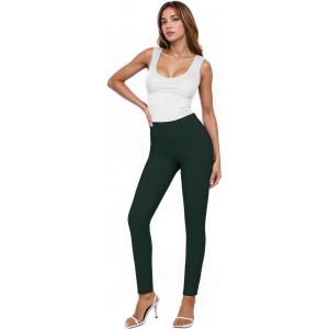 image:imageHybrid amp Company Women Stretch Skinny Dress Pants Nylon Ponte Pull On Office Leggings Trousers1073thunter