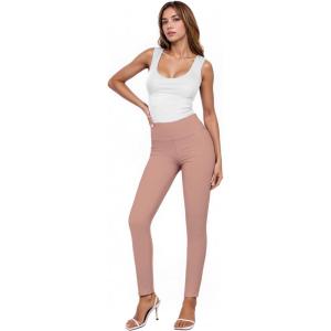 image:imageHybrid amp Company Women Stretch Skinny Dress Pants Nylon Ponte Pull On Office Leggings Trousers1073tmauve