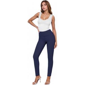 image:imageHybrid amp Company Women Stretch Skinny Dress Pants Nylon Ponte Pull On Office Leggings Trousers1073tnavy