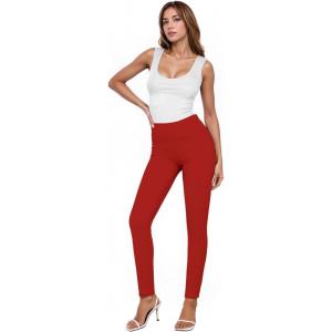 image:imageHybrid amp Company Women Stretch Skinny Dress Pants Nylon Ponte Pull On Office Leggings Trousers1073tred