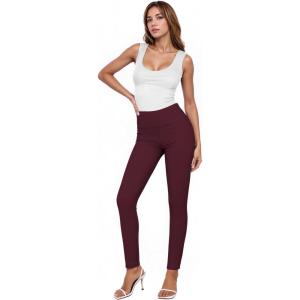 image:imageHybrid amp Company Women Stretch Skinny Dress Pants Nylon Ponte Pull On Office Leggings Trousers1073twine