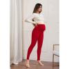 image:imageHybrid amp Company Womens Super Comfy Stretch Maternity Leggings Made in USA8826red