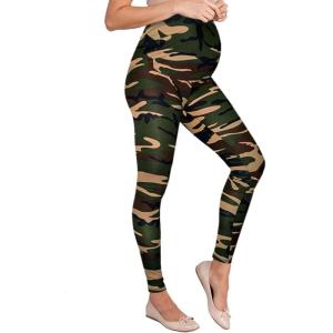 image:imageHybrid amp Company Womens Super Comfy Stretch Maternity Leggings Made in USA10188camouflage