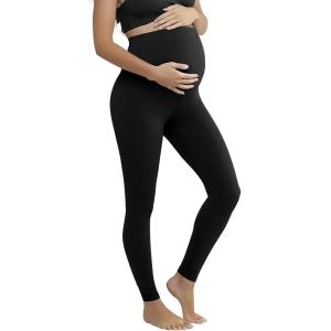 image:imageHybrid amp Company Womens Super Comfy Stretch Maternity Leggings Made in USA8826black