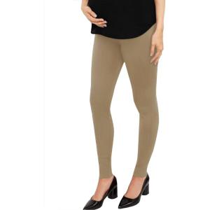 image:imageHybrid amp Company Womens Super Comfy Stretch Maternity Leggings Made in USADress Pantskhaki