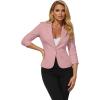 image:imageHybrid amp Company Womens Lightweight Casual Work Office Stretch Ponte Cardigan Blazer Jacket Made in USARose