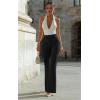 image:imageHybrid amp Company Womens Ultra Stretch Ponte Flare Pants High Rise Pull On Faux Pockets  Casual amp Office WearBlack