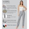 image:imageHybrid amp Company Womens Ultra Stretch Ponte Straight Leg Pants MidRise Pull On Faux Pockets Casual amp Office WearGrey