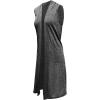 image:imageHybrid amp Company Womens Casual Sleeveless Open Front Drape CardiganBlack