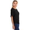 image:imageHybrid amp Company Womens Super Comfy Boat Neck Dolman Top ShirtBlack